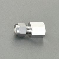 エスコ G 1/4”x 8mm ユニオン(圧力計/ステンレス製) EA425CN-82 1セット(3個)（直送品）