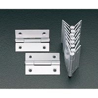 エスコ 38x26mm 薄口丁番(ステンレス製/10個) EA951CH-38 1セット(40個:10個×4袋)（直送品）