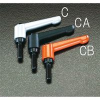 エスコ M12x32mm クランプレバー(オレンジ) EA948CB-41 1セット(4個)（直送品）