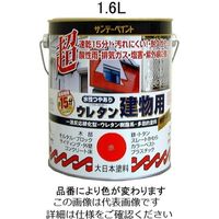 エスコ 1.6L [水性]多目的塗料(建物用/ライトグレー) EA942EA-22 1セット(2缶)（直送品）