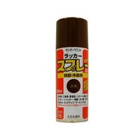 エスコ 300ml ラッカースプレー(茶) EA942EM-11 1セット(10本)（直送品）