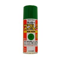 エスコ 300ml ラッカースプレー(緑) EA942EM-12 1セット(10本)（直送品）