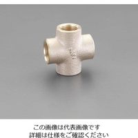 エスコ Rc1/2” 砲金クロス EA432NE-13 1セット(2個)（直送品）