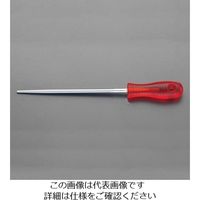 エスコ 200mm 鉄工やすり(コーティング・丸/中目) EA521PT-200G 1セット(2セット)（直送品）