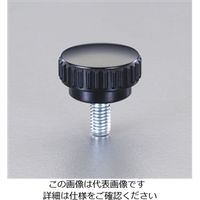 エスコ M6x10mm/φ22mm 雄ねじナールドノブ EA948BX-80 1セット(20個)（直送品）