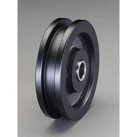 エスコ 60mm 戸車車輪(コ型・重量用) EA986VF-260 1セット(3個)（直送品）