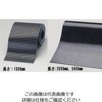 エスコ 100x5000x3mm ゴム板(筋入り・天然ゴム) EA997XJ-33 1セット(2枚)（直送品）