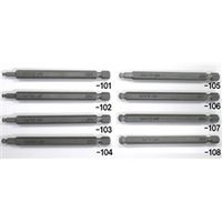 エスコ 3/16”x89mm [Ball Hex]ドライバービット EA611GN-106 1セット(4本)（直送品）