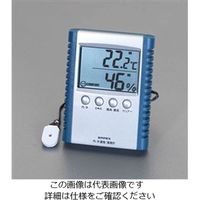 エスコ デジタル温度・湿度計 EA742GA-4 1セット(2個)（直送品）