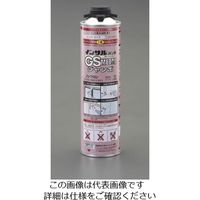 エスコ 1000g 発泡ウレタンフォーム(一液性/ガン用/ピンク) EA930TC-12 1セット(2本)（直送品）