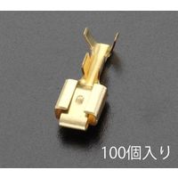 エスコ 0.50ー1.25mm2 250Y形端子(100個) EA538RA-20 1セット(400個:100個×4袋)（直送品）