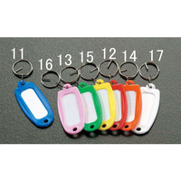 使用不可エスコ（esco） 27x52mmネームタグ（白） 1セット（100個） EA956VA-17（直送品）