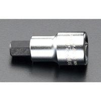 エスコ 1/2”DR/19x100mm [INHEX]ビットソケット EA618CT-119 1セット(3個)（直送品）