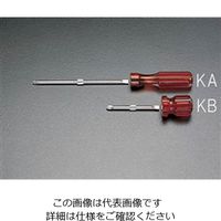 エスコ 70mm [+ ー]ドライバー(差替式) EA564KA 1セット(20本)（直送品）