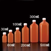 サンプラテック B型投薬瓶(茶色) 滅菌60mL (300本) 25043 1箱(300本)（直送品）