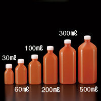サンプラテック B型投薬瓶(茶色) 未滅菌100mL (200本) 25038 1箱(200本)（直送品）
