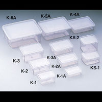 サンプラテック シール容器(角型) Kー1 (6個入) 02250 1組(6個)（直送品）