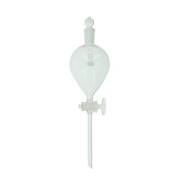 柴田科学 分液ロート ガラスコック付 300mL 014210-300 1個 61-4424-45（直送品）