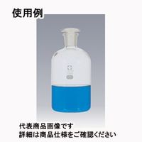 柴田科学 試薬びん 細口 白 250mL 10個入 017030-250A 1箱(10個) 62-3786-27（直送品）