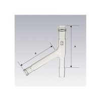 柴田科学 SPC連結管 メス形 枝管付 SPCー19ー19ー15 031410-1915 1個 61-4419-65（直送品）