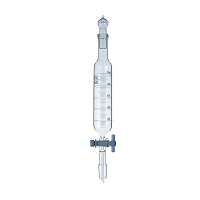 柴田科学 SPC分液ロート 円筒形 PTFEコック付 目盛付 100mL 030270-19100 1個 61-4417-35（直送品）