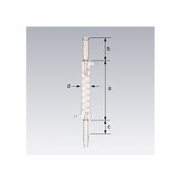 柴田科学 SPC冷却器 グラハム(じゃ管) 300mm 030740-19300 1個 61-4418-88（直送品）