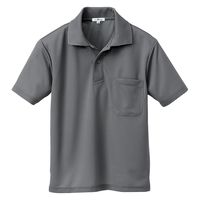 アイトス（AITOZ） 吸汗速乾（クールコンフォート）半袖ポロシャツ（男女兼用） チャコールグレー 3L 10579-044（直送品）