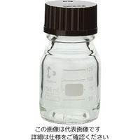 アズワン ねじ口瓶丸型白(デュラン(R)) 赤キャップ付 150mL 2-076-09 1本（直送品）