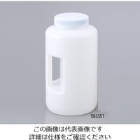 東栄 ハンドル付広口瓶 丸型 HDPE製 583357 1本(1個) 1-1780-01（直送品）
