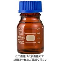 アズワン ねじ口瓶丸型茶褐色(デュラン(R)・017210) 150mL GLー45 1-1961-08 1本（直送品）