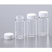 ガラスシンチレーションバイアル (20mL) キャップ別包装 PPキャップ/パルプ・アルミニウムライナー 03-337-15 1箱(500個)（直送品）