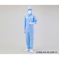 ガードナー 光消臭機能付き フード一体クリーンスーツ M ブルー CH1326-2 1着 1-2668-04（直送品）