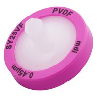 アズワン シリンジフィルター PVDF φ25mm/0.45μm 1箱(100個入) 1-3199-06 1箱(100個)（直送品）