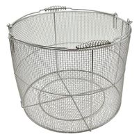 アズワン ステンレス洗浄カゴ 丸型 トクダイ 400 1個 1-3450-05（直送品）