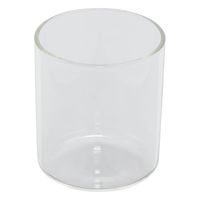 マルエム ガラスカップ φ41.3mm 50本入 GC-45 1箱(50本) 1-8417-07（直送品）