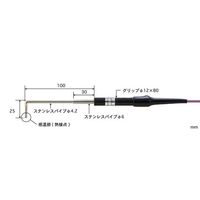 安立計器 ハンディタイプ温度計用 移動回転用センサ 250°C テフロンガードタイプ Kタイプ U211K-00-DO-1-TC1-ASP 1個（直送品）  - アスクル