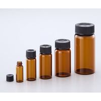 マルエム マイティーバイアル 110mL 50本入 褐色 No.8 1箱(50本) 1-8129-11（直送品）