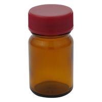 上園容器 規格瓶（広口） 茶褐色 24mL 1本 2-4999-02（直送品）