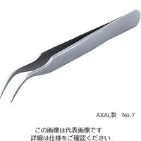 RUBIS MEISTER ピンセット AXAL No.7 7-AXAL 1本 2-5149-17（直送品）
