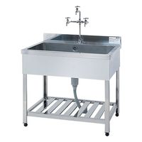 アズワン 流し台 900×600×800mm (SUS430) 3-2014-01 1台（直送品）