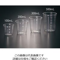 アズワン ディスポPPクリアカップ 200mL 2-5093-02 1個（直送品）