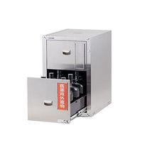 アズワン セフティキャビネット ガロン瓶用 庫内エポキシコーティング 455×600×700mm GYF-3BE 1個 3-5823-36（直送品）