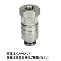 日本ピスコ　金型温調継手　ストップ弁内蔵　プラグ単体タイプ　メスネジストレート　プラグ　ASC