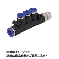 日本ピスコ 耐腐蝕性SUS303相当継手 ブランチトリプル SPKD10ー8ー03 SPKD10-8-03 1セット(2個)（直送品）