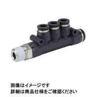 日本ピスコ チューブフィッティング ブランチトリプル PKD8ー6ー02 1セット(10個)（直送品）