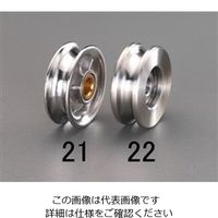 エスコ 50x10mm シーブ(ベアリング入) EA987HR-22 1個（直送品）