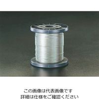 エスコ 4.0mm x100m/7x 7 ワイヤーロープ(ステンレス製) EA628SR-140 1巻（直送品）