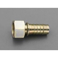 エスコ G 1/2” x13mm 雌ねじステム(スチーム用/スチール製) EA141BP-4 1セット(3個)（直送品）