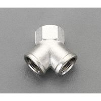 エスコ G 3/8” Y型コネクター(真鍮製) EA141CB-13 1セット(5個)（直送品）