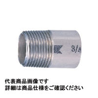 キッツ ステンレス鋼ねじ込み継手 片ニップル(SUS304TP) 1/2 PK-15A 1個（直送品）